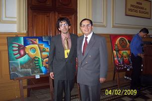 Exponiendo en el COngreso de la Republica